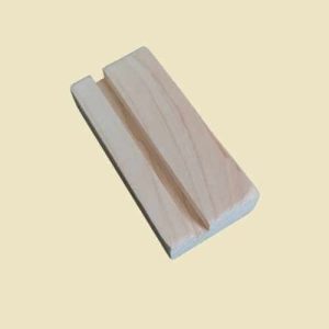 houten standaard handgemaakt tegeltje
