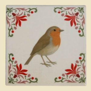 roodborst tegeltje-leuke tegeltjes