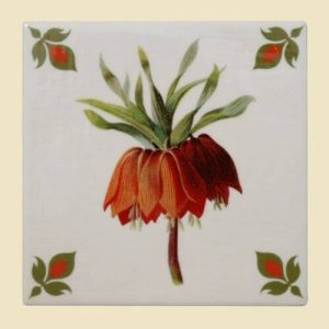 keizerskroon bloem vintage tegelte-leuke tegeltjes