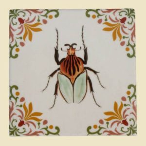 vintage kever tegeltje- workshop leuke tegeltjes