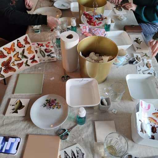 creatieve workshop tegeltjes en vintage borden - utrecht