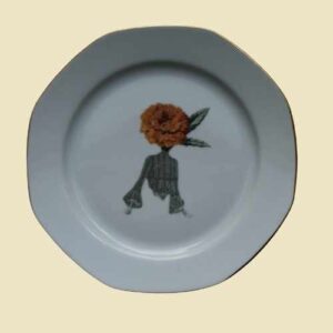 wandbord- flower lady- ontwerp Studio Self Design