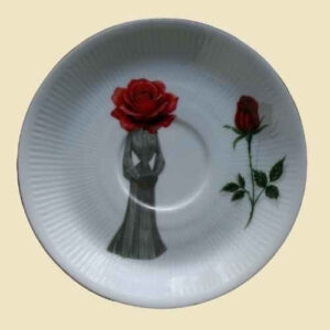 Wandborden Flower Lady -Roos ontwerp Studio Self Design
